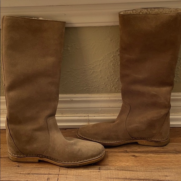 Pierre Hardy Camel Suede Gum Sole Boots / 8 - Picture 6 of 9